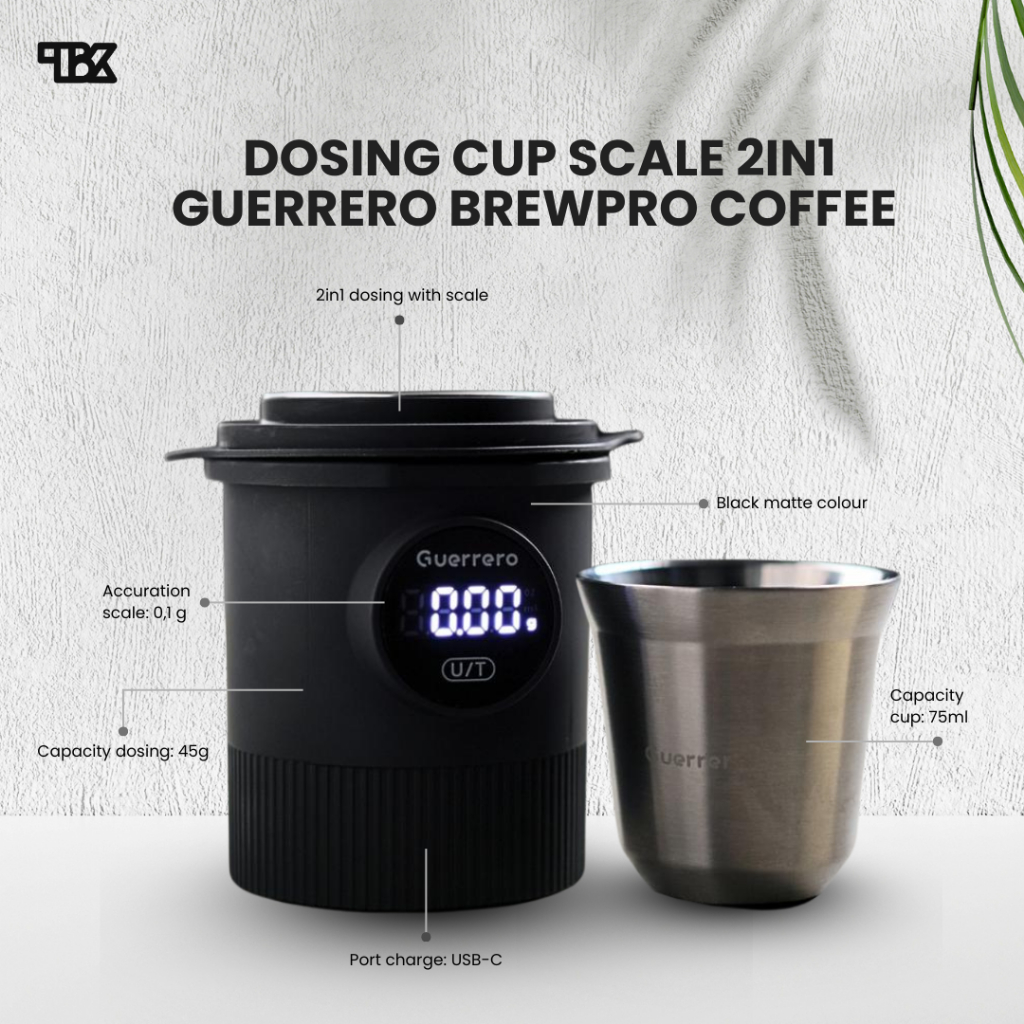 Jual Dosing Cup Scale 2in1 Timbangan Kopi Guerrero BrewPro Coffee ...