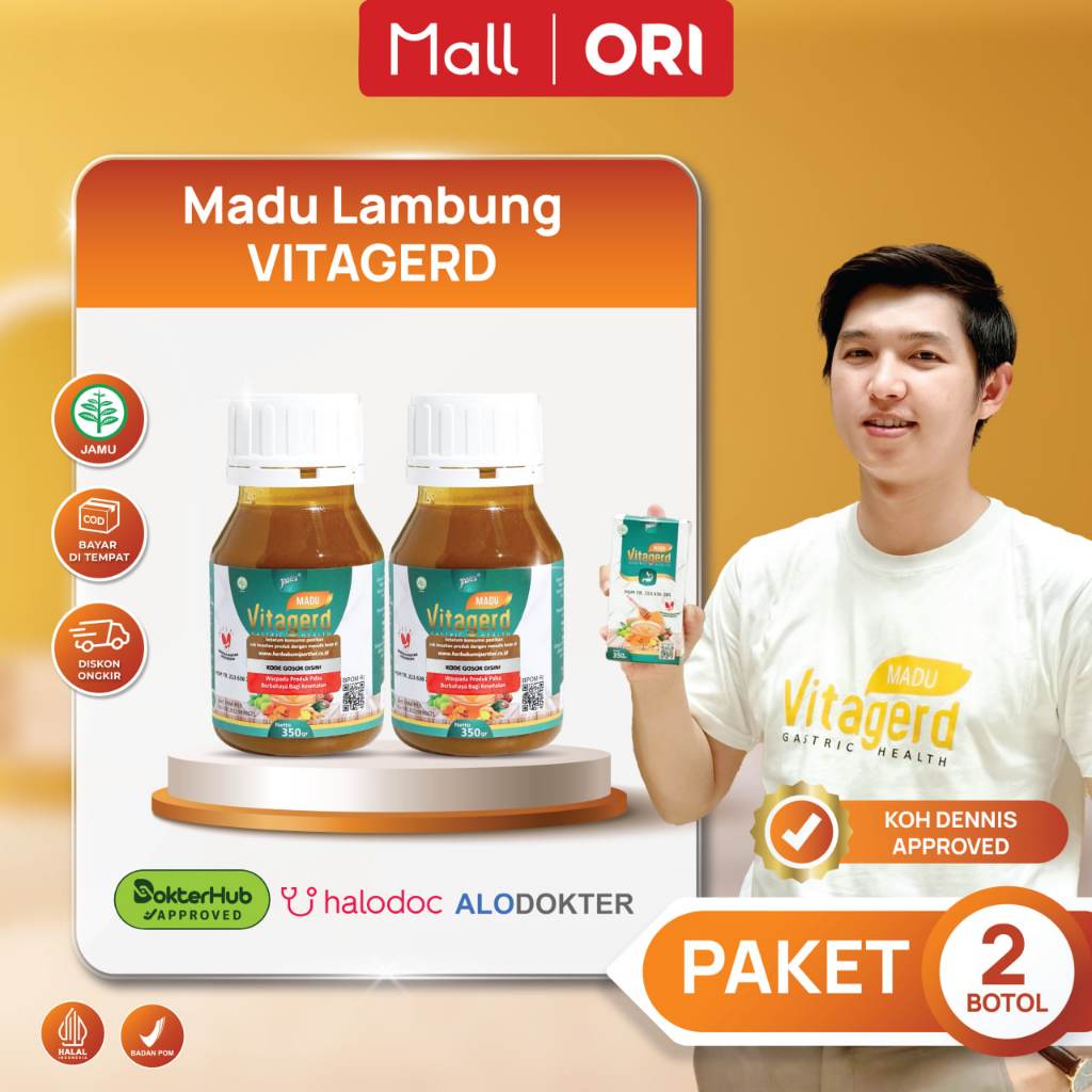 Jual Vitagerd Madu Herbal Paket 2 Botol Berat Bersih 350 Gram | Shopee ...