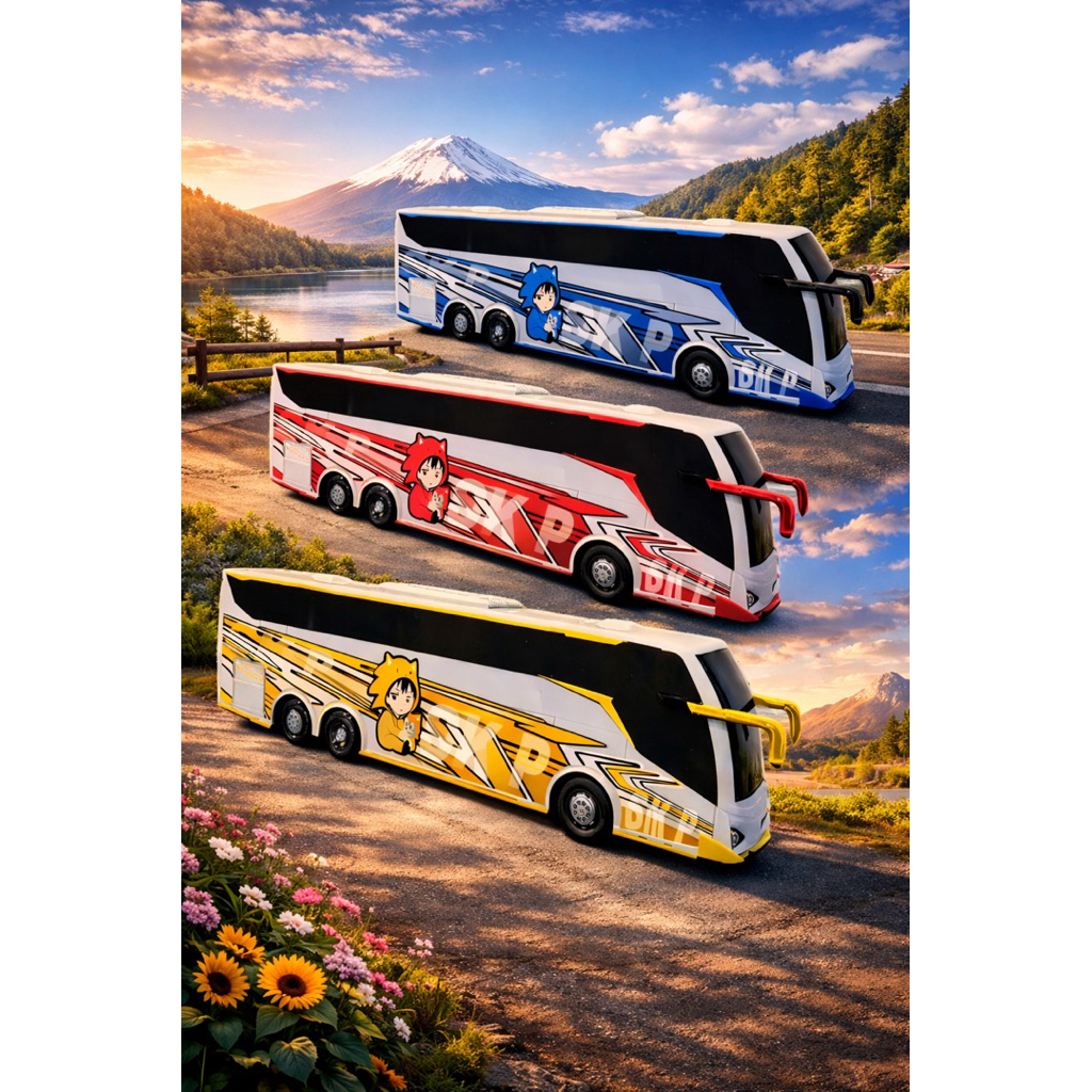 Jual STIKER livery untuk miniatur bus RKC TRONTON TERBARU (HANYA LIVERY ...