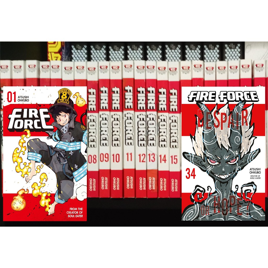 Jual comics manga fire force vol 1-34 english | Shopee Indonesia