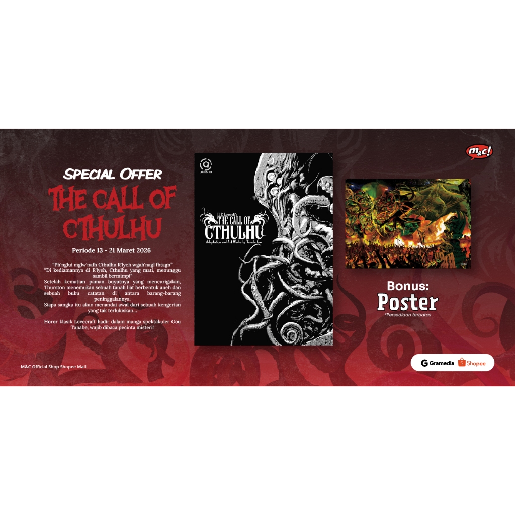 Jual M&C - Akasha : The Call of Cthulhu Komik | Shopee Indonesia