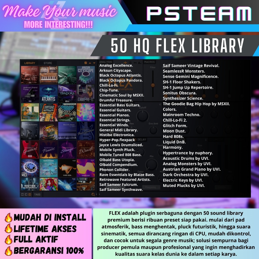 Jual FL STUDIO 2025 ALL PLUGIN EDITION v25.2.5 [ FULL VERSION | FULL ...