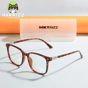 MAKRIZZ Kacamata Retro Photochromic Anti Radiasi Blueray 3in1 Oversize Wanita Pria Minus Hitam