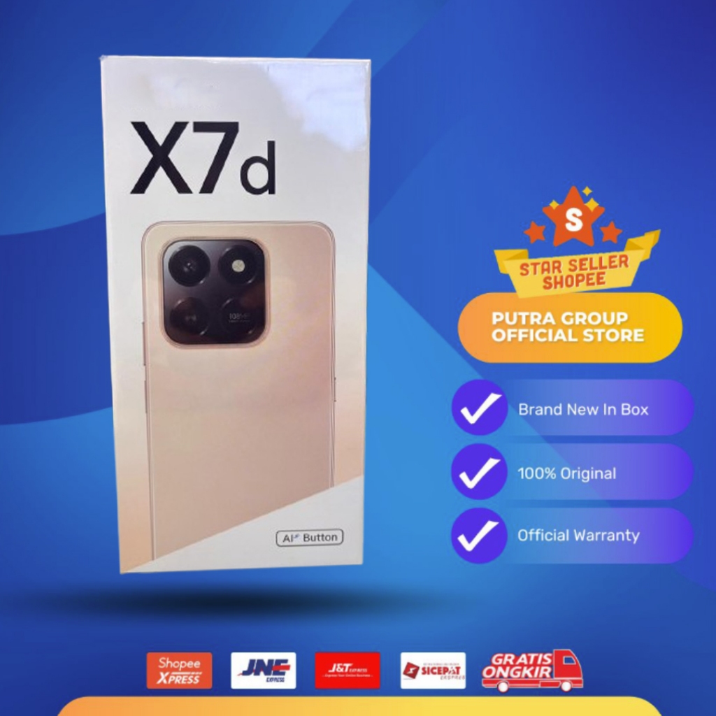 Jual (RESMI) Honor X7D 8/512GB Dessert Gold Velvet Black Garansi Resmi ...