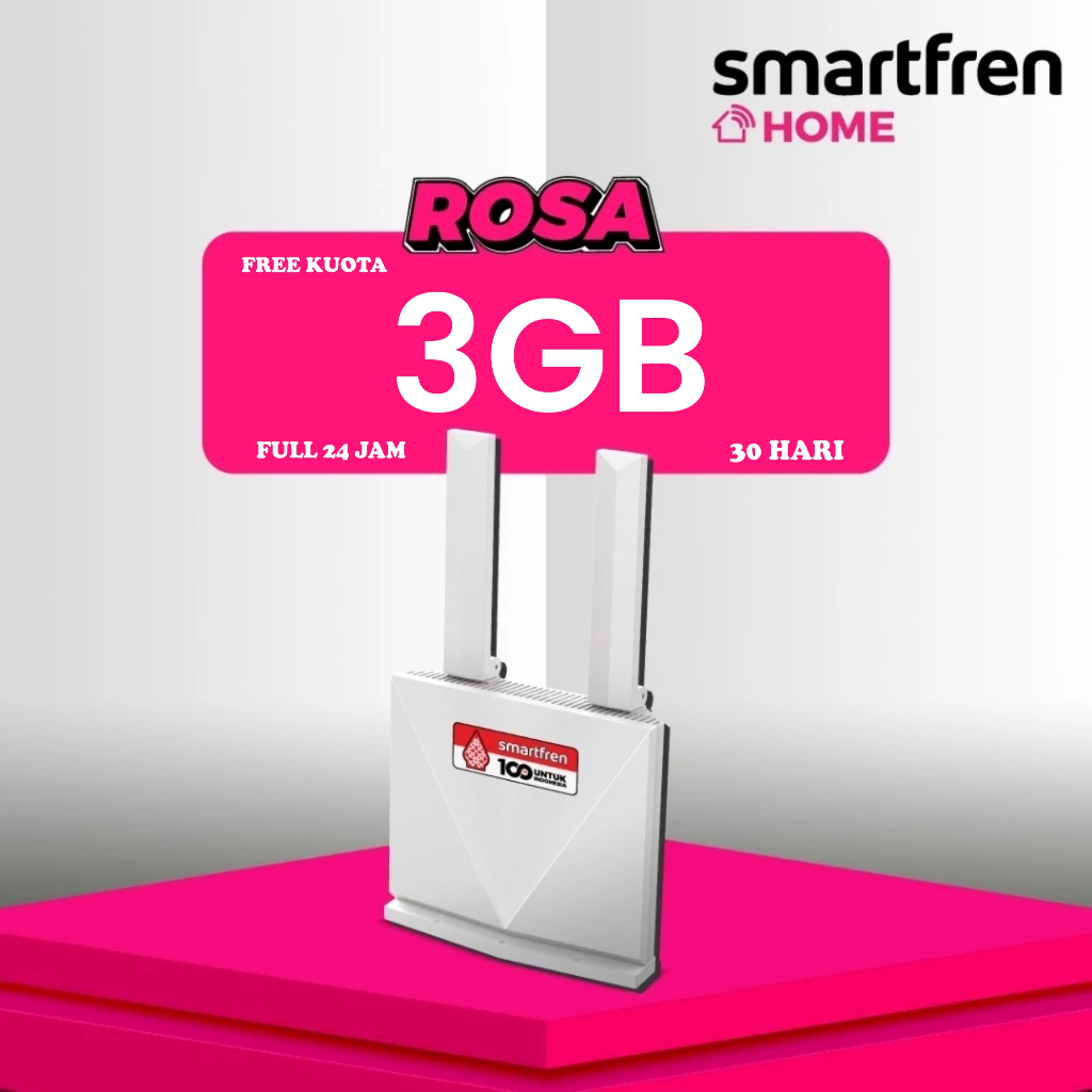Modem Router Smartfren RE11 ROSA Router Home ZTE FREE Bonus Kuota 3GB-Special Price