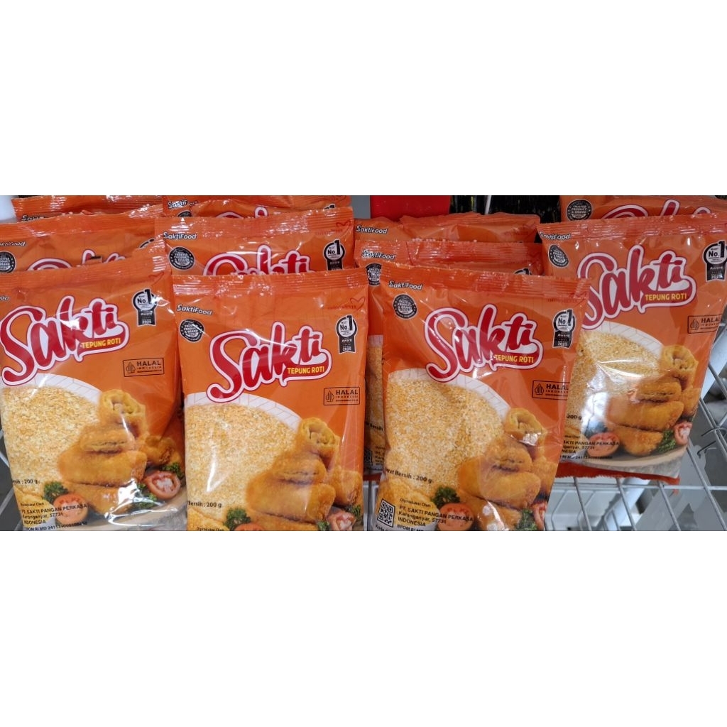 Jual Tepung Roti Premium Sakti 200gr - Tepung Panir Kasar, Tekstur ...