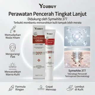 YOUBUY Symwhite 377 Whitening Cream Penghilang Flek Noda Hitam Serum Pencerah Wajah Niacinamide Vitamin C Brightening Skincare Kulit Cerah Merata 20g