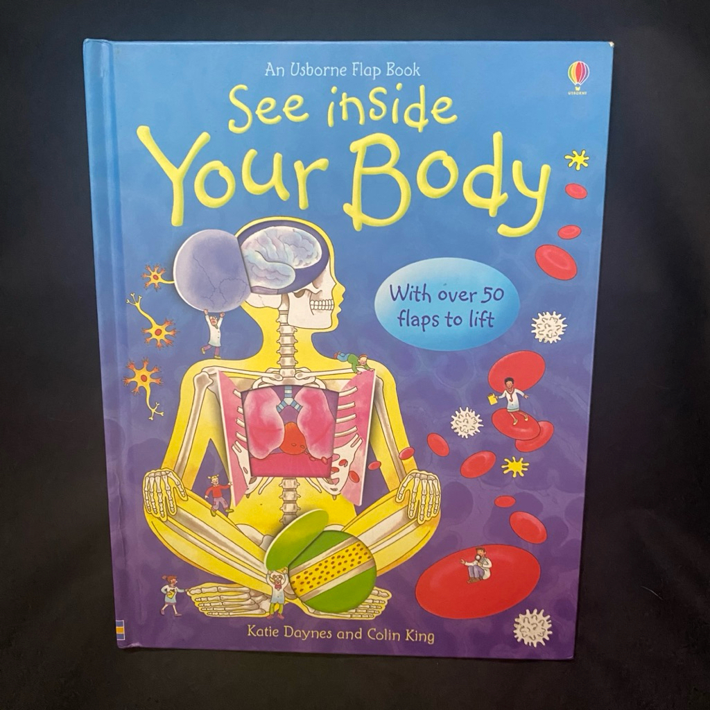 Jual Buku import anak Usborne Flap Book See Inside Your Body | Shopee ...