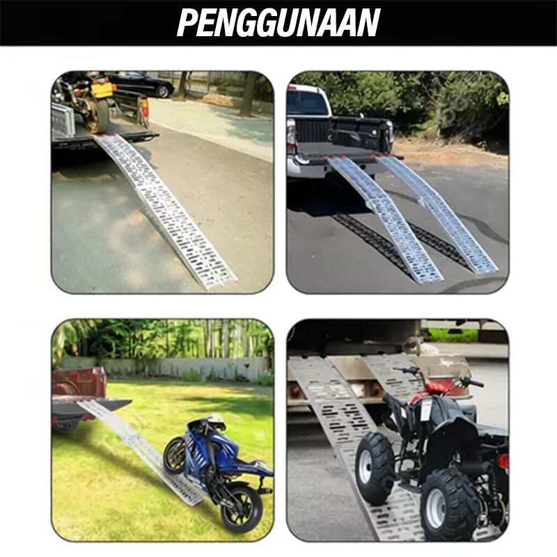 Jual Ramp Aluminium Lipat/Tangga Tanjakan Motor/Tangga Tanjakan Motor ...