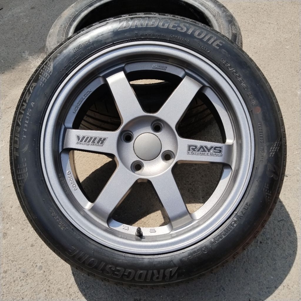 Jual Velg Racing JDM Rays Te37 R16 Pcd 4x100 Lebar 7 inc ET40 + Ban ...