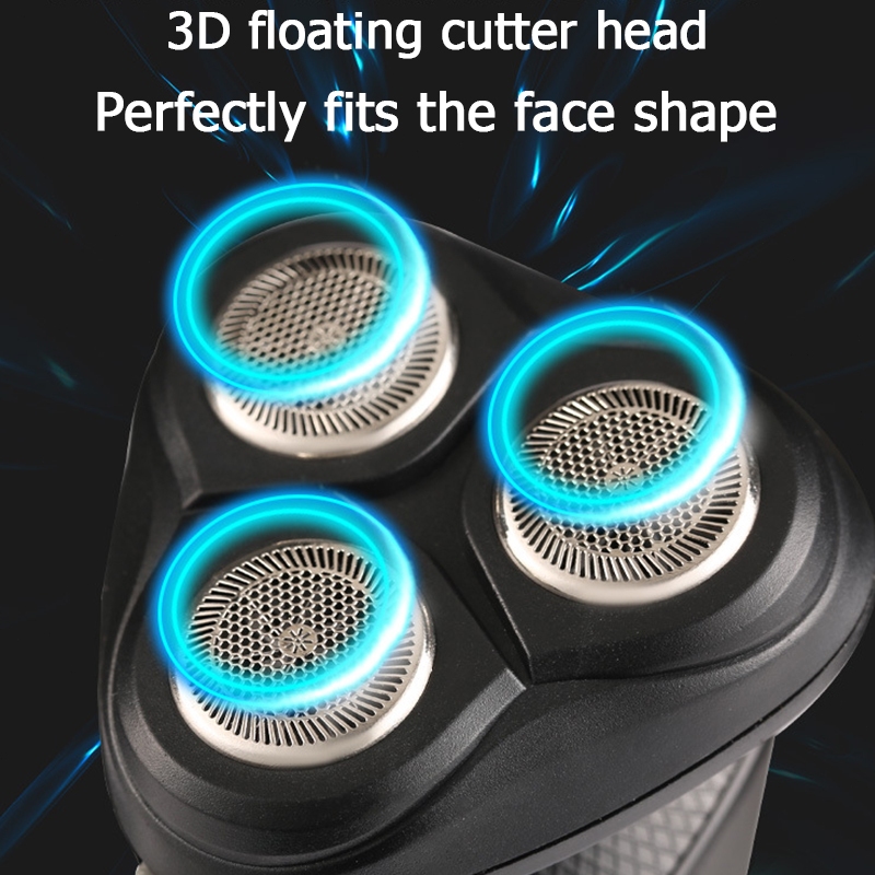 Jual Sharp shaver for men Electric Shaver Rotary Razor 3 in 1 Facial ...