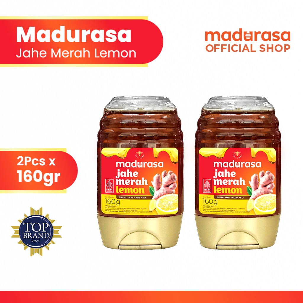 Jual Madurasa Jahe Merah Lemon Botol PET 160Gr (2) - Madu Murni ...