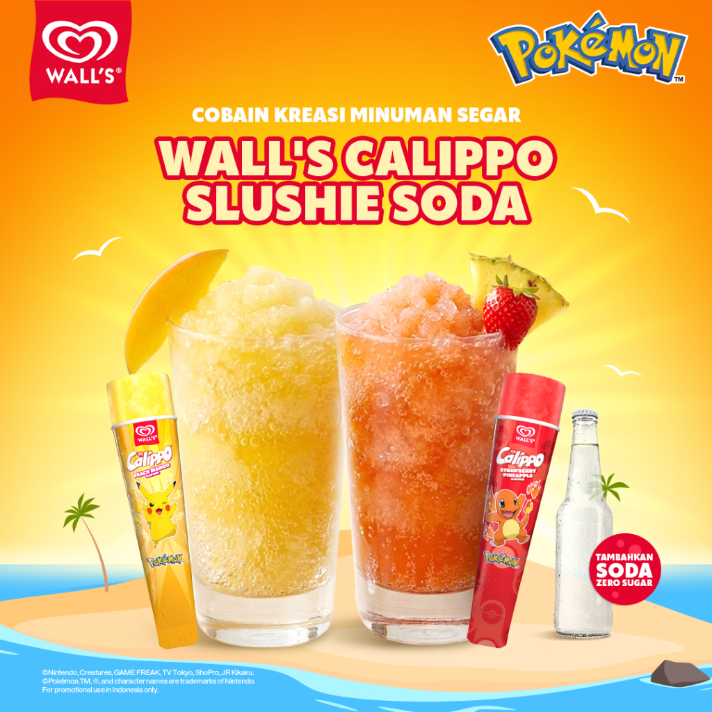 Jual Wall's Calippo Pokemon Peach Mango 100ml - Es Krim / Ice Cream ...