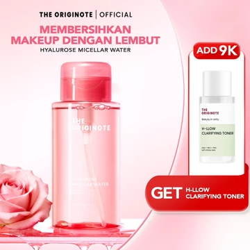 FREE GIFT The Originote Micellar Water Hyalurose 300ml Pembersih Wajah Cleansing Water Makeup
