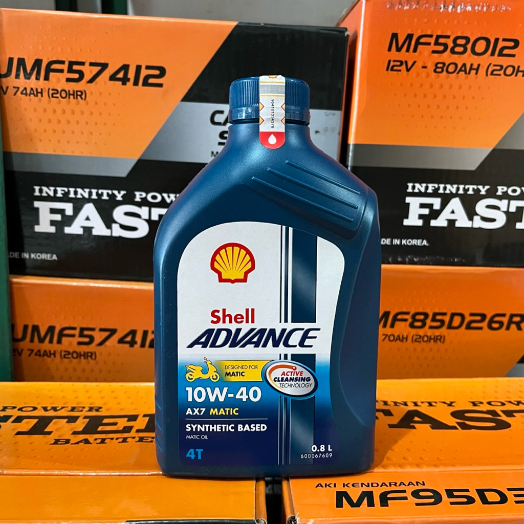 Jual Oli Shell Advance AX7 10W-40 Matic | 0,8 Liter | Shopee Indonesia