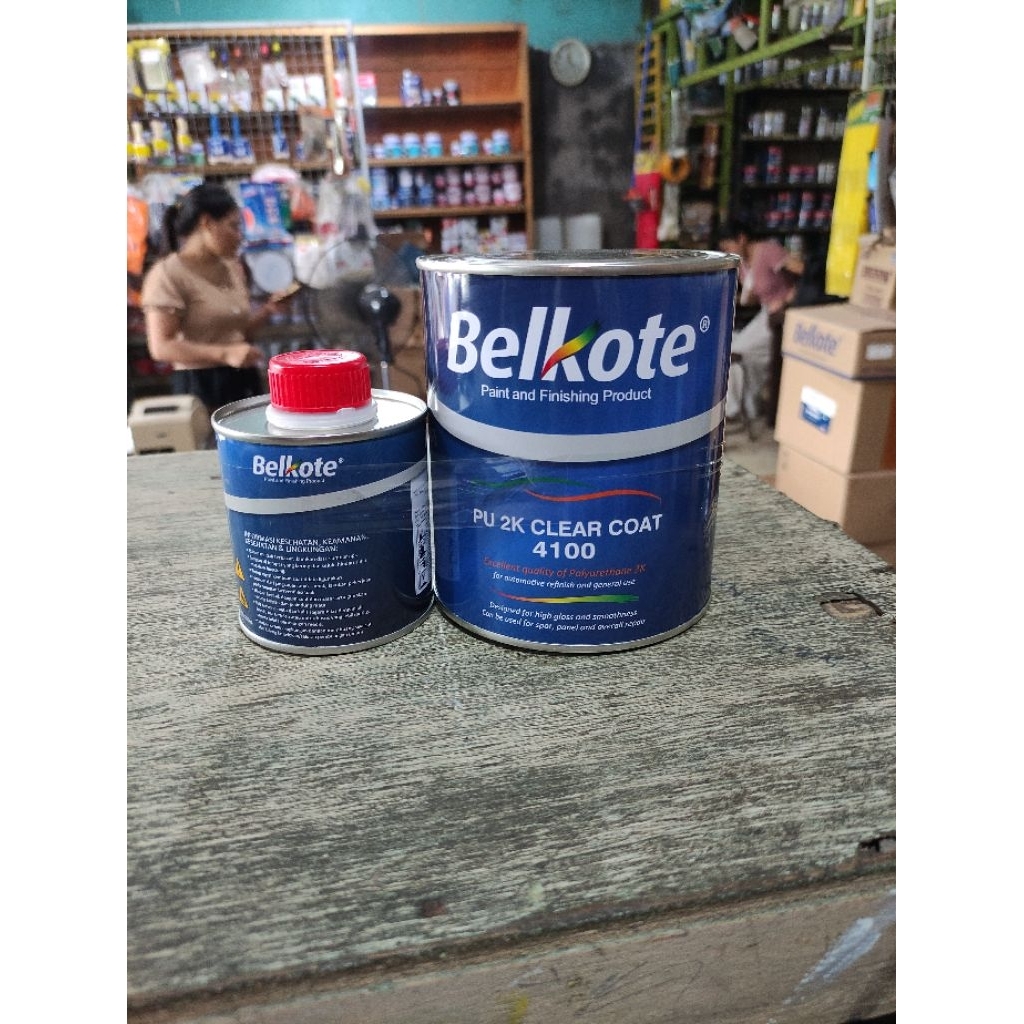 Jual Pernis PU Belkote 4100 Clear Coat 2K - Finishing Glossy, Varnish ...
