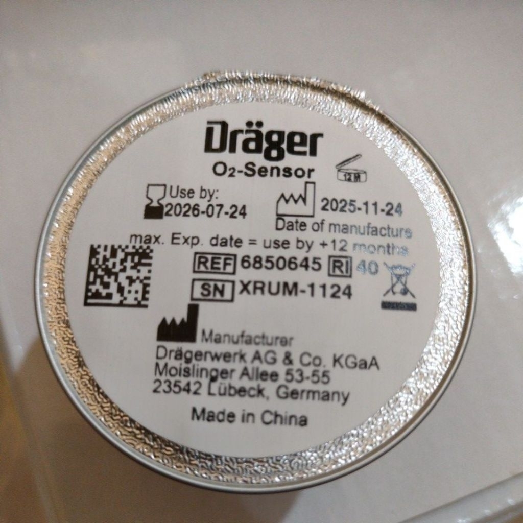 Jual OKSIGEN SENSOR DRAGER O2 CELL | Shopee Indonesia