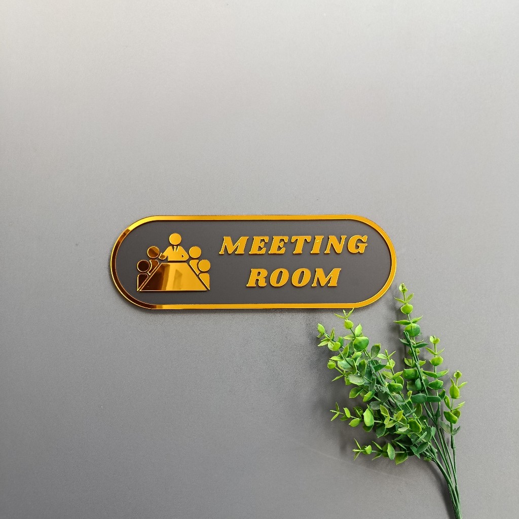 Jual Sign Meeting Room Akrilik Custom | Tulisan Ruang Rapat Kantor & Co ...