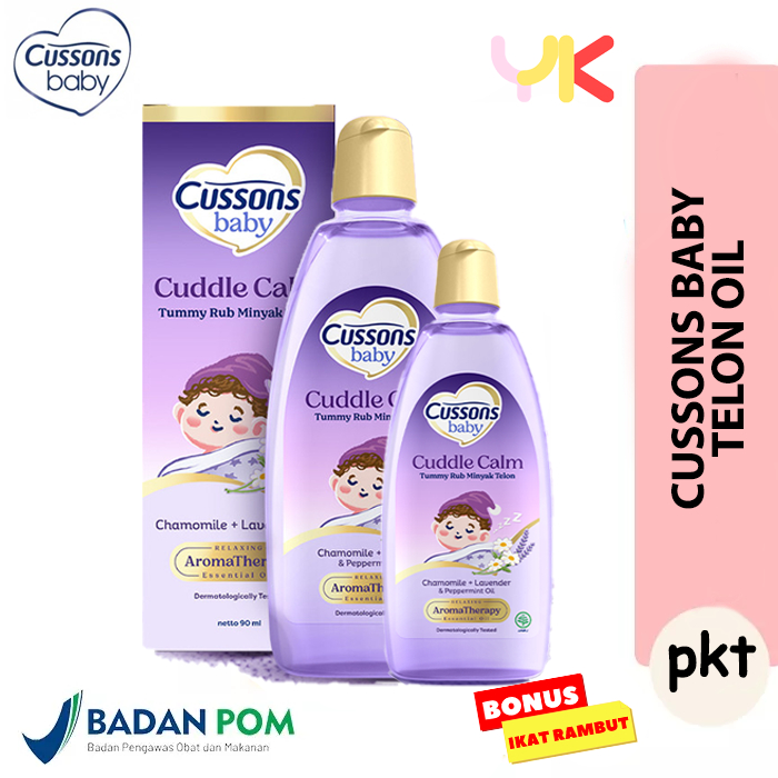 Jual Cussons Baby Cuddle Calm Tummy Rub Telon Oil 60ml 150ml ...
