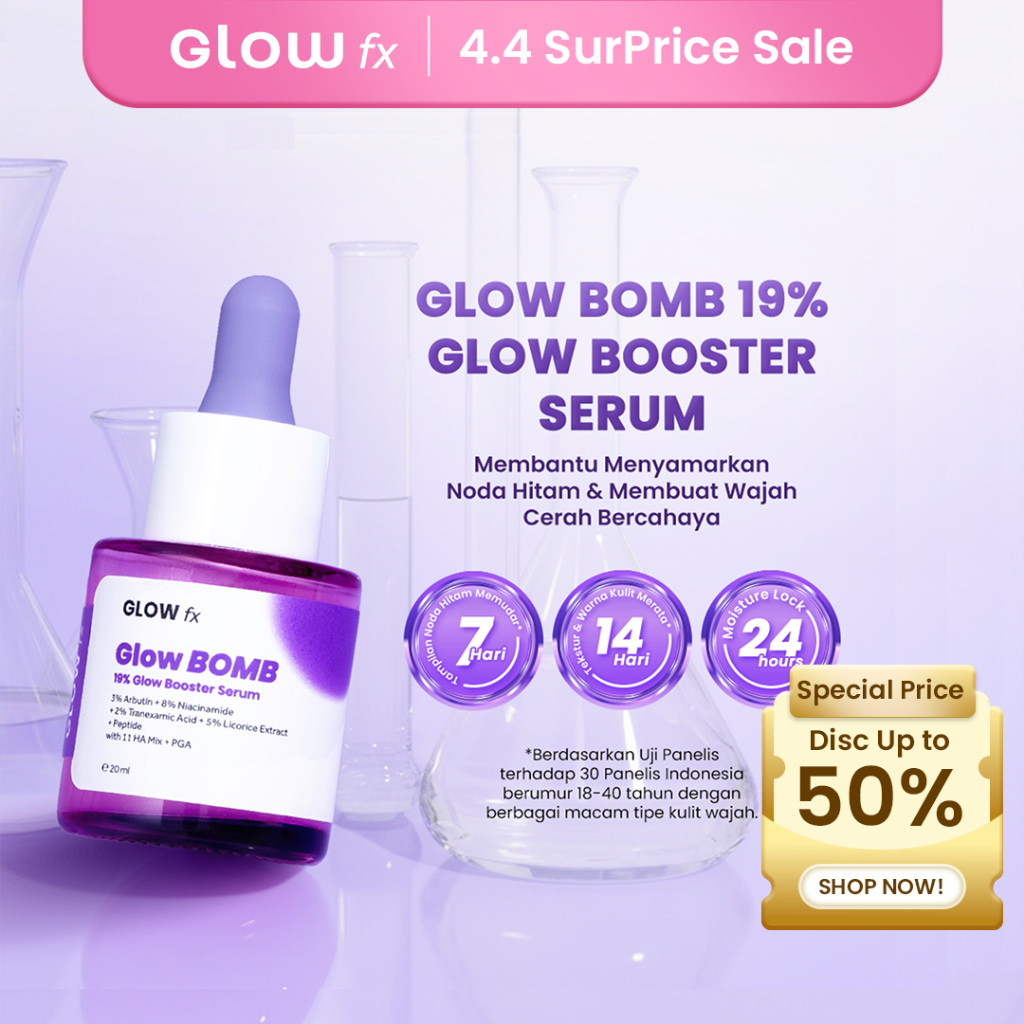 Jual GLOW fx BEAUTY Glow Bomb Serum 20mL | Shopee Indonesia