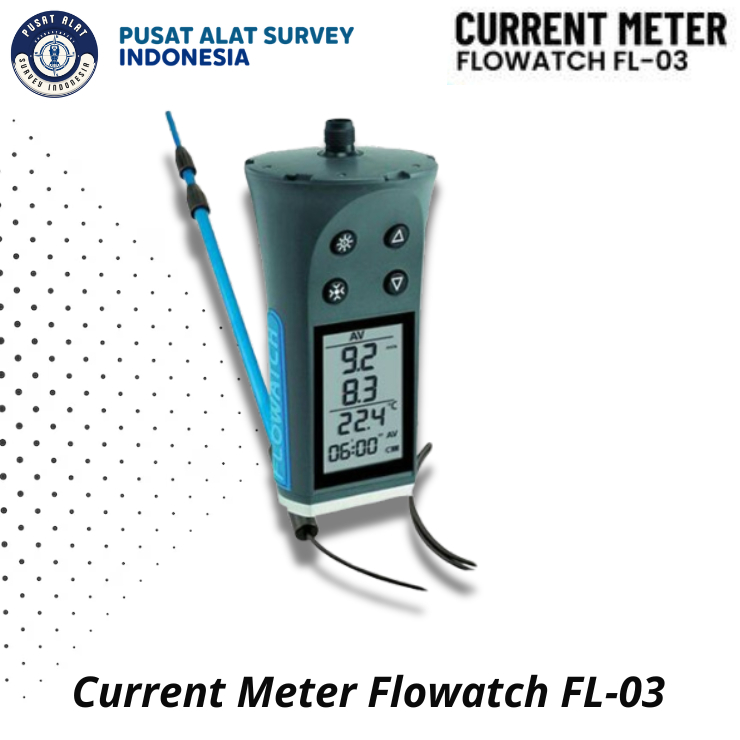 Jual Current Meter Flowatch FL-03 Pengukur Kecepatan arus Air | Shopee ...