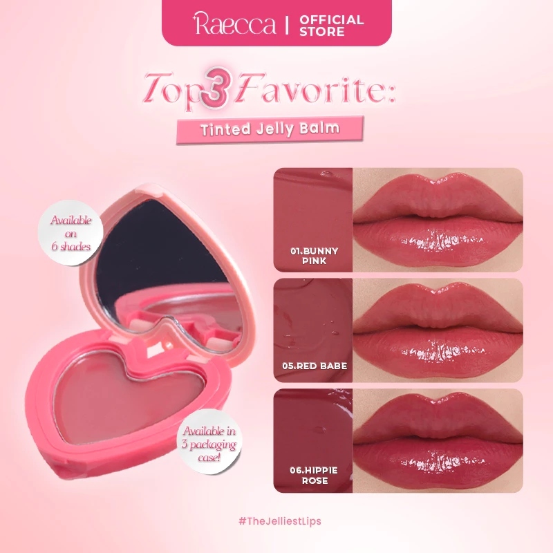 Jual Raecca Tinted Jelly Balm - Lipbalm Mencerahkan Bibir Gelap dan ...