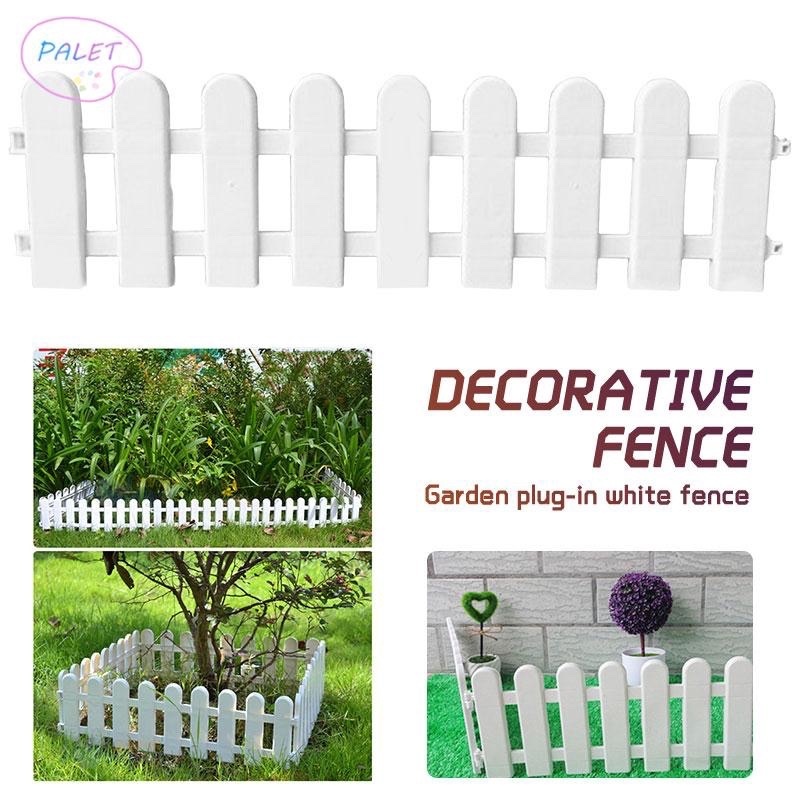 Jual {COD}Pagar kebun/Pagar Plastik PVC Putih Masuk Gerbang Dekorasi ...