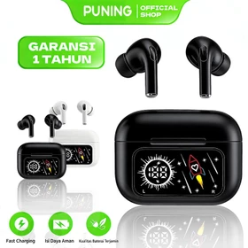 PUNING LENTIVEN TWS Earphone Headset Bluetooth V5.4 Smart Screen Active Noise Reduction ANC ENC