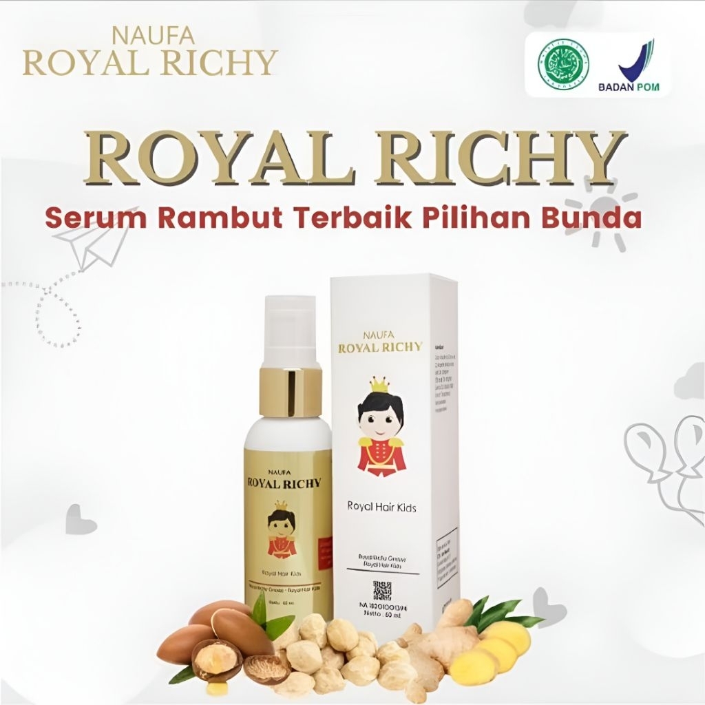 Jual Naufa Royal Richy Minyak Rambut Anak Serum PenumbuhRambut Original ...