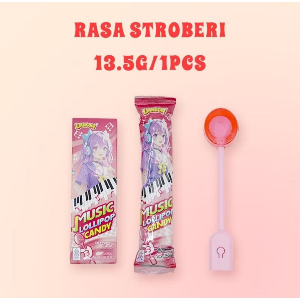 Jual Music Lolipop Candy Halal Permen Musik Lolipop Rasa Apel ...