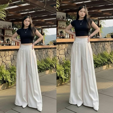 Lavie Pants Culote Palazzo Highwaist Celana Panjang Wanita Celana Fashion Muslim Wanita Celana
