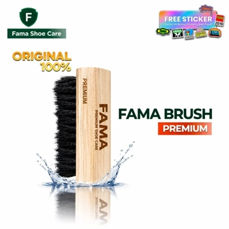 Fama Shoe Care Premium Brush sikat premium sepatu