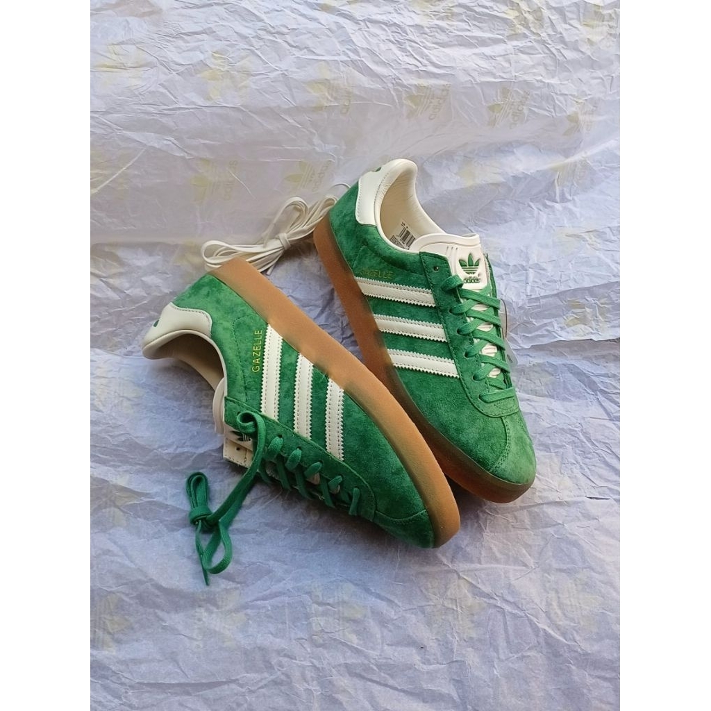 adidas gazelle silver green womens adidas Originals Gazelle Indoor main image 1