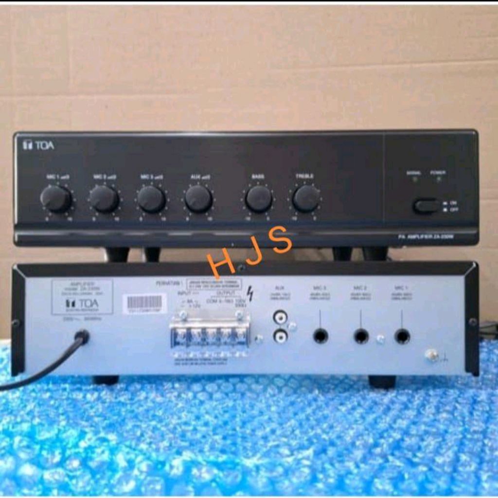 Jual TOA Amplifier Mixer ZA-230W Kualitas Terbaik Original Toa dengan ...