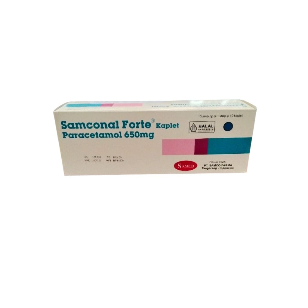 Jual SAMCONAL FORTE ISI 100 KAPLET PERBOX | Shopee Indonesia