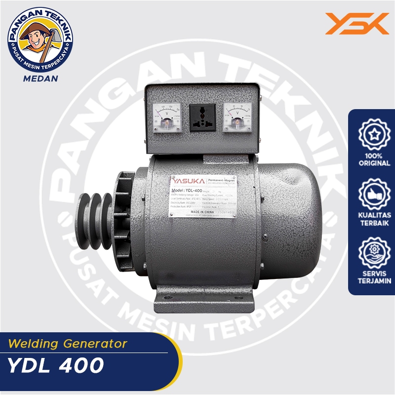 Jual MESIN DINAMO LAS DC \ WELDING GENERATOR YDL - 400 YASUKA | Shopee ...