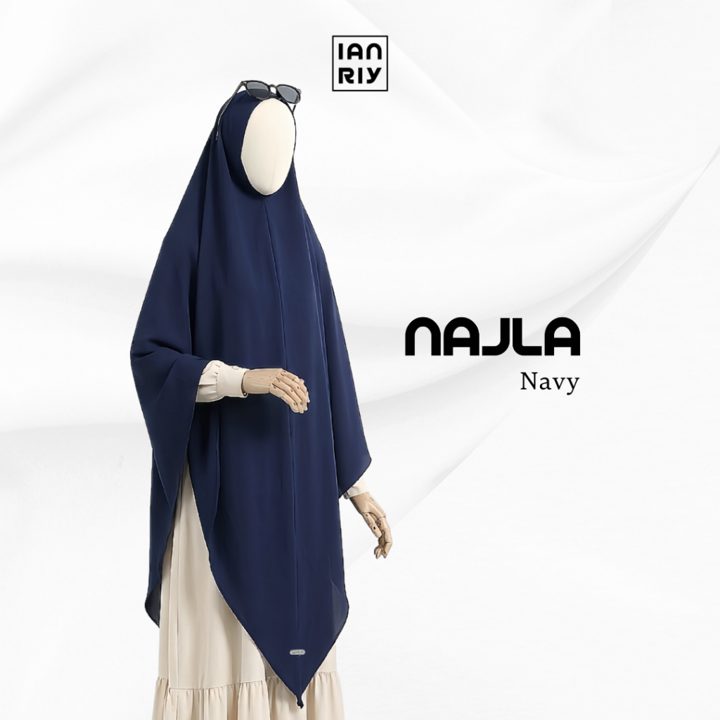 NAJLA By IANRIY Hijab Nonpad Jersey Lancip Khimar Nonped Jersey ITY Korea 200 Gsm