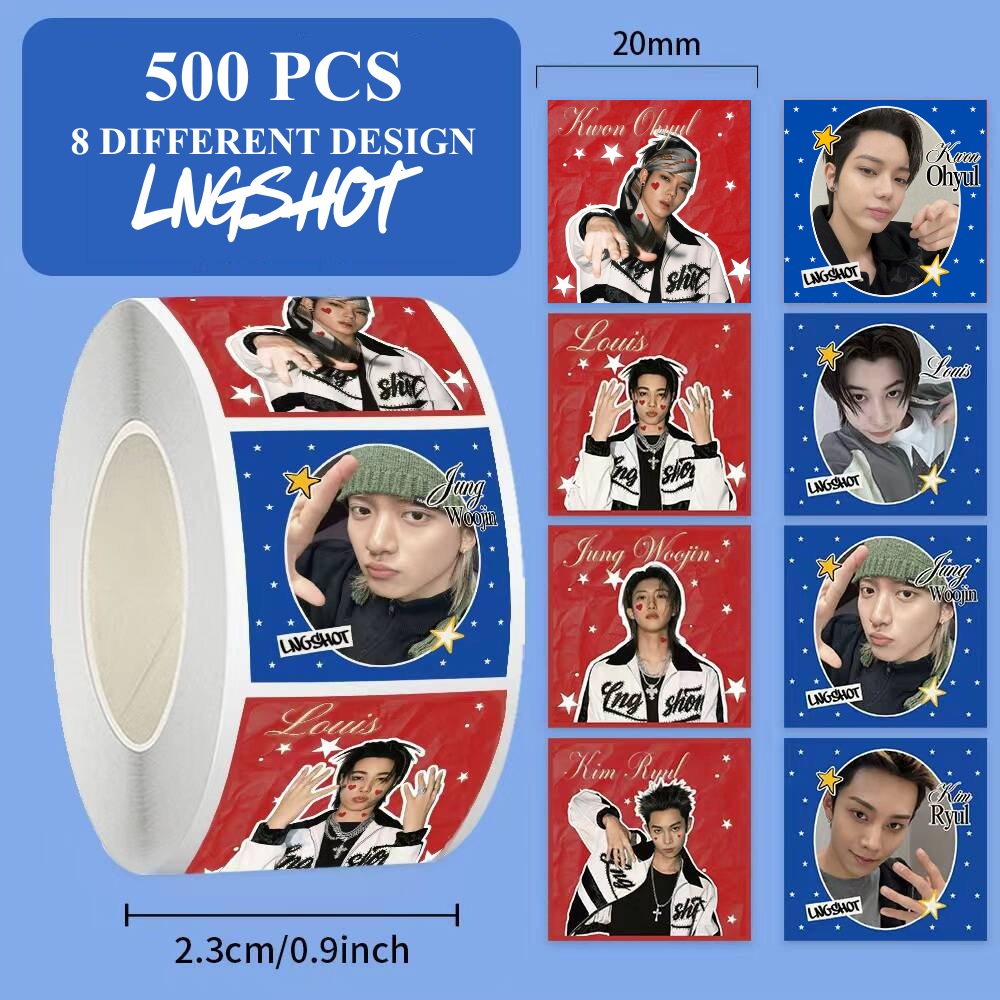 Jual 500 LEMBAR KERTAS STICKER ROLL KPOP ENHYPEN CORTIS H2H LNGSHOT ...