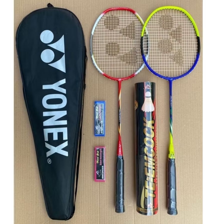 Jual Raket badminton bulutangkis lengkap || Quality Best price 6 kock ...