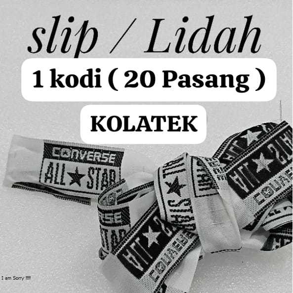 Jual Slip / Lidah / Label Sepatu 1kodi ( 20 Pasang ) | Shopee Indonesia