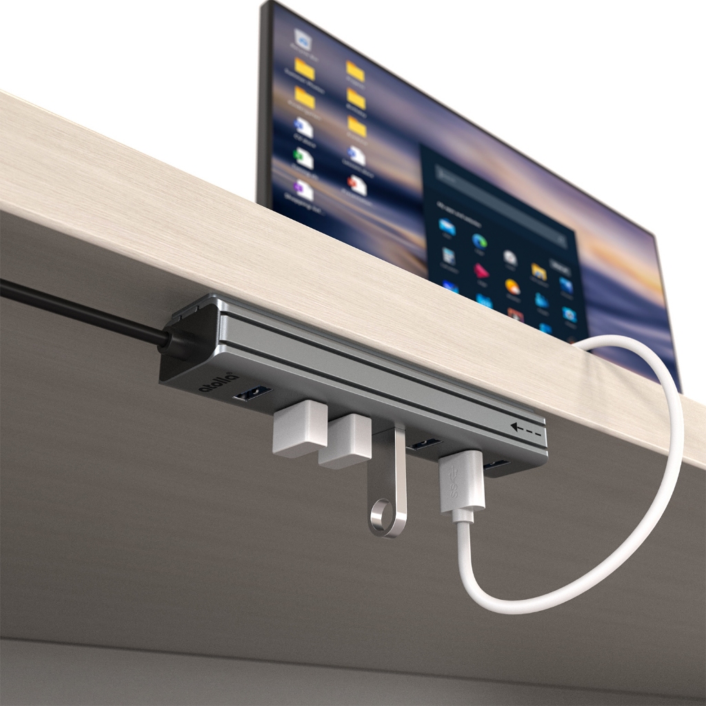 Jual Hub 7-in-1 USB 3.0 dengan Removable Sliding Rails, High-Speed USB ...