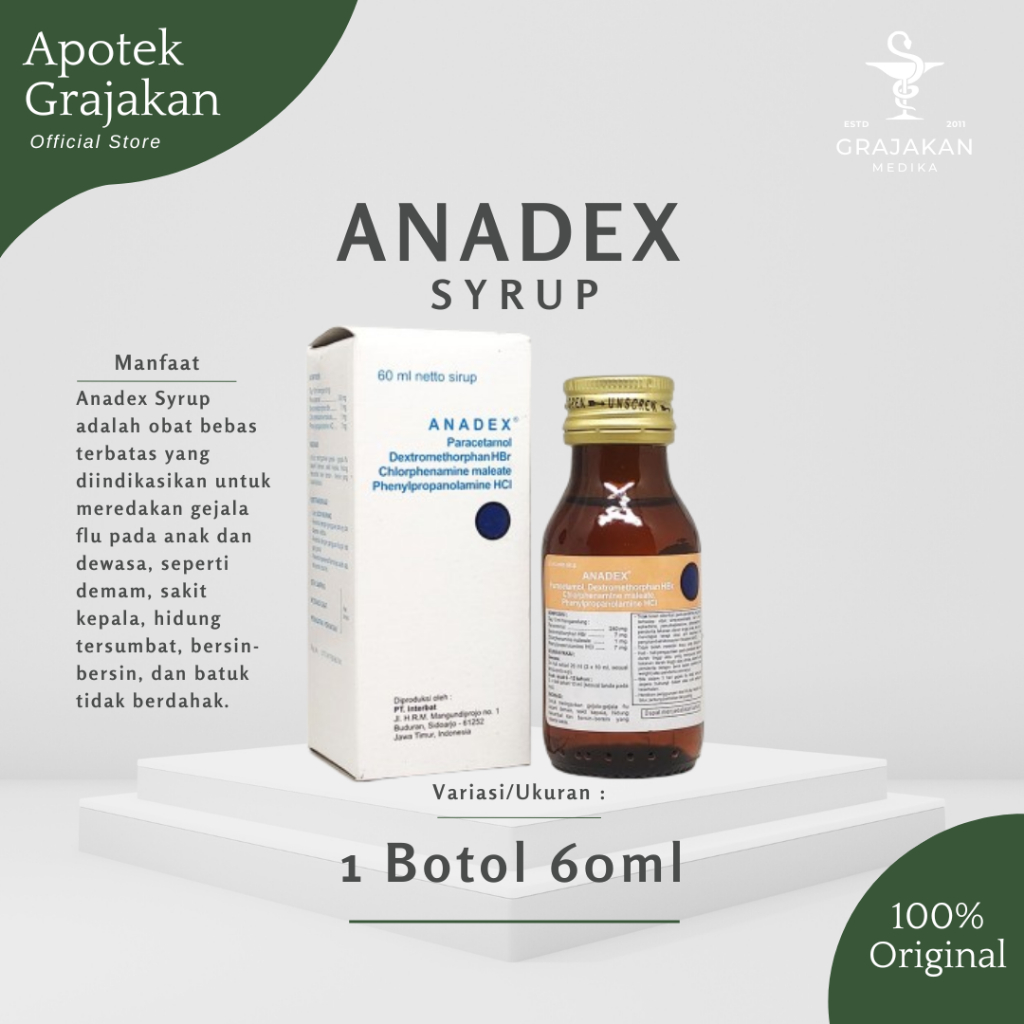Jual Anadex Sirup Terlengkap & Harga Terbaru Juni 2026 | Shopee Indonesia
