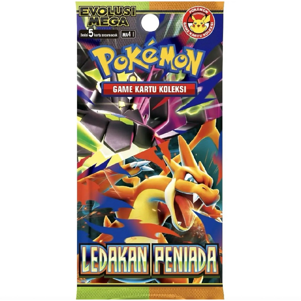 Jual Booster Pack Ledakan Peniada Pokemon Indonesia MA4 | Shopee Indonesia