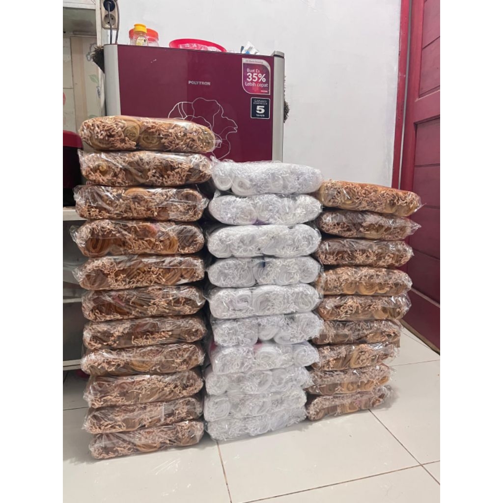 Jual custom ukuran atau request ukuran souvenir kantong tile serut ...