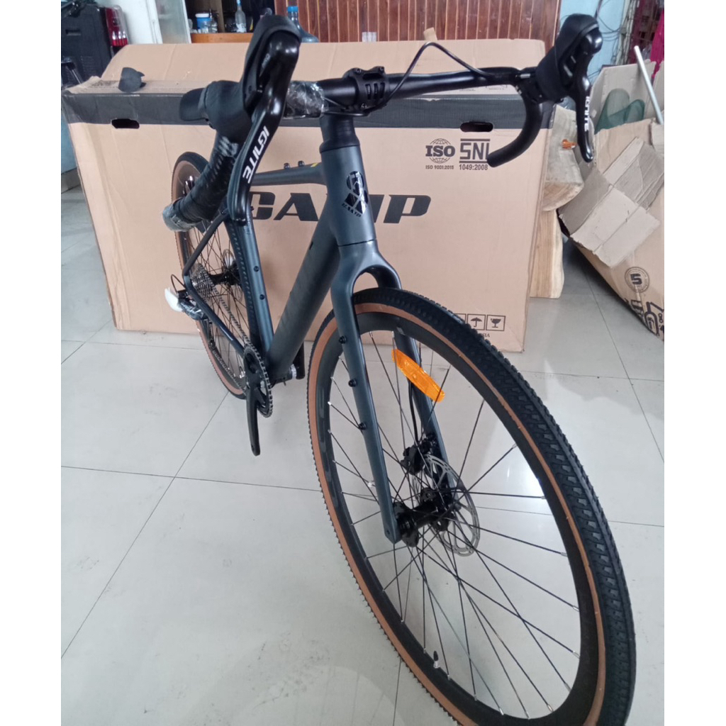 Jual SEPEDA HYBRID 700C CAMP ADVENTURE 700C 2 x 9 Speed - HYDRAULIC ...