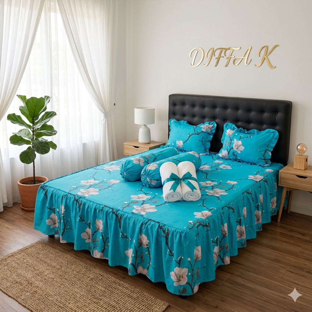 Jual SPREI RUMBAI MOTIF KEKINIAN UKURAN 180X200 160X200 120X200 BAHAN ...