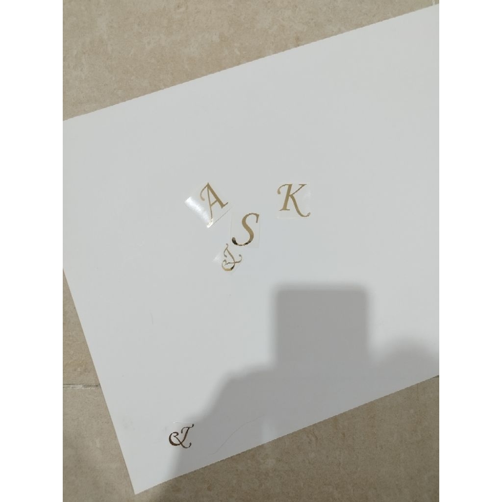 Jual Stiker inisial tahan air | Shopee Indonesia