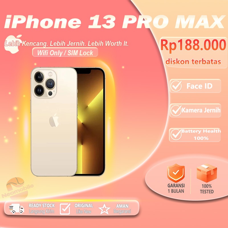 Jual Apple iPhone 13 Pro max Indonesia Ready Stock, iP13 Pro max 128 ...
