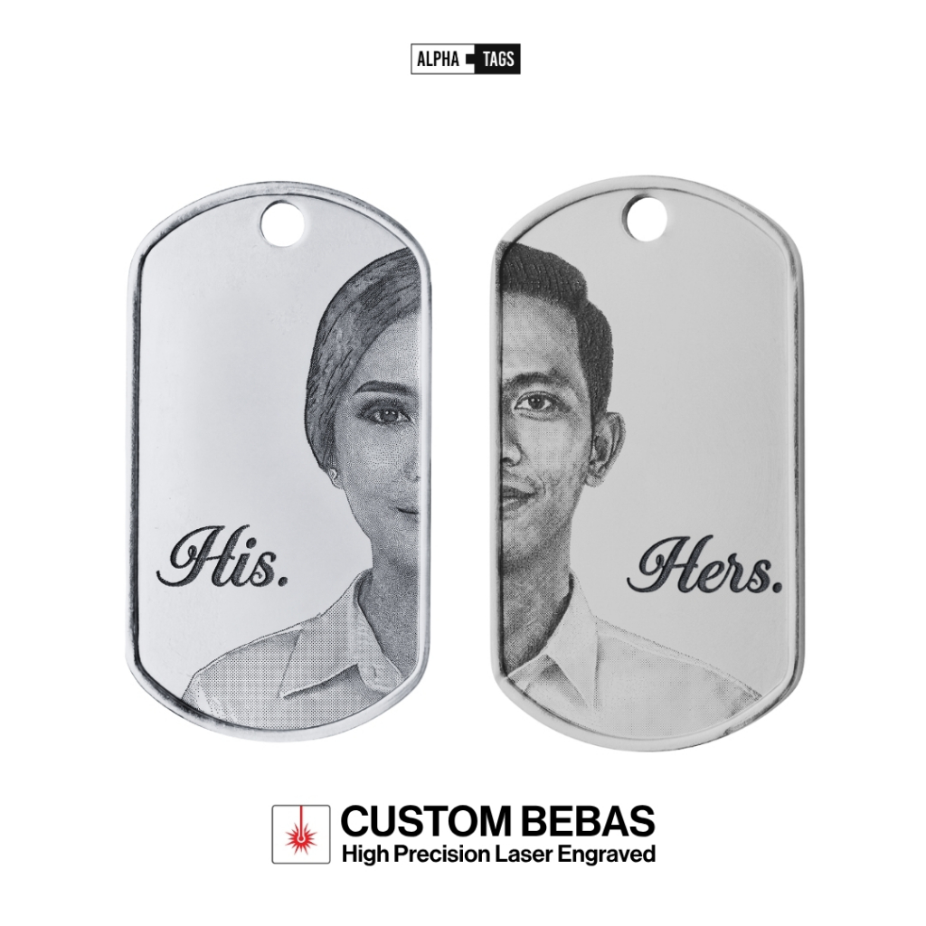Jual ALPHA TAGS - Dogtags CUSTOM Milspec / Kalung Identitas / Kalung ...