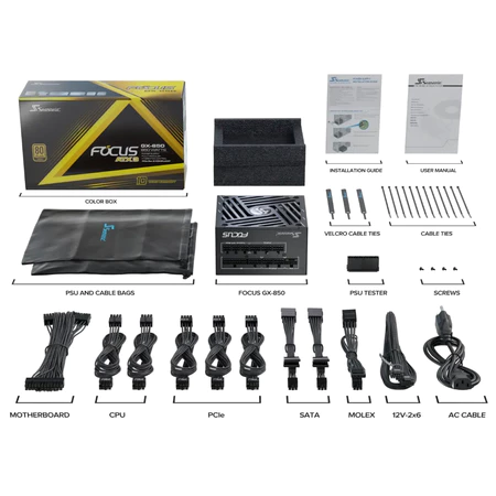 Seasonic Focus GX550 80 Plus Gold PSU Premium